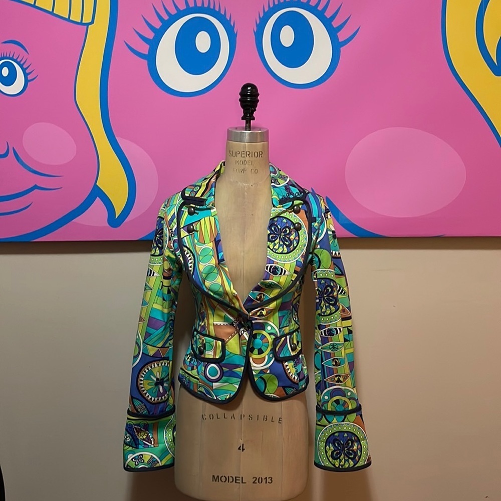 Kyoko Higa Bright Stretch Cotton Jacket Japanese Brand